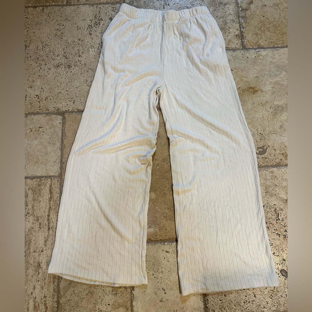 Roxy Beige Striped Pants